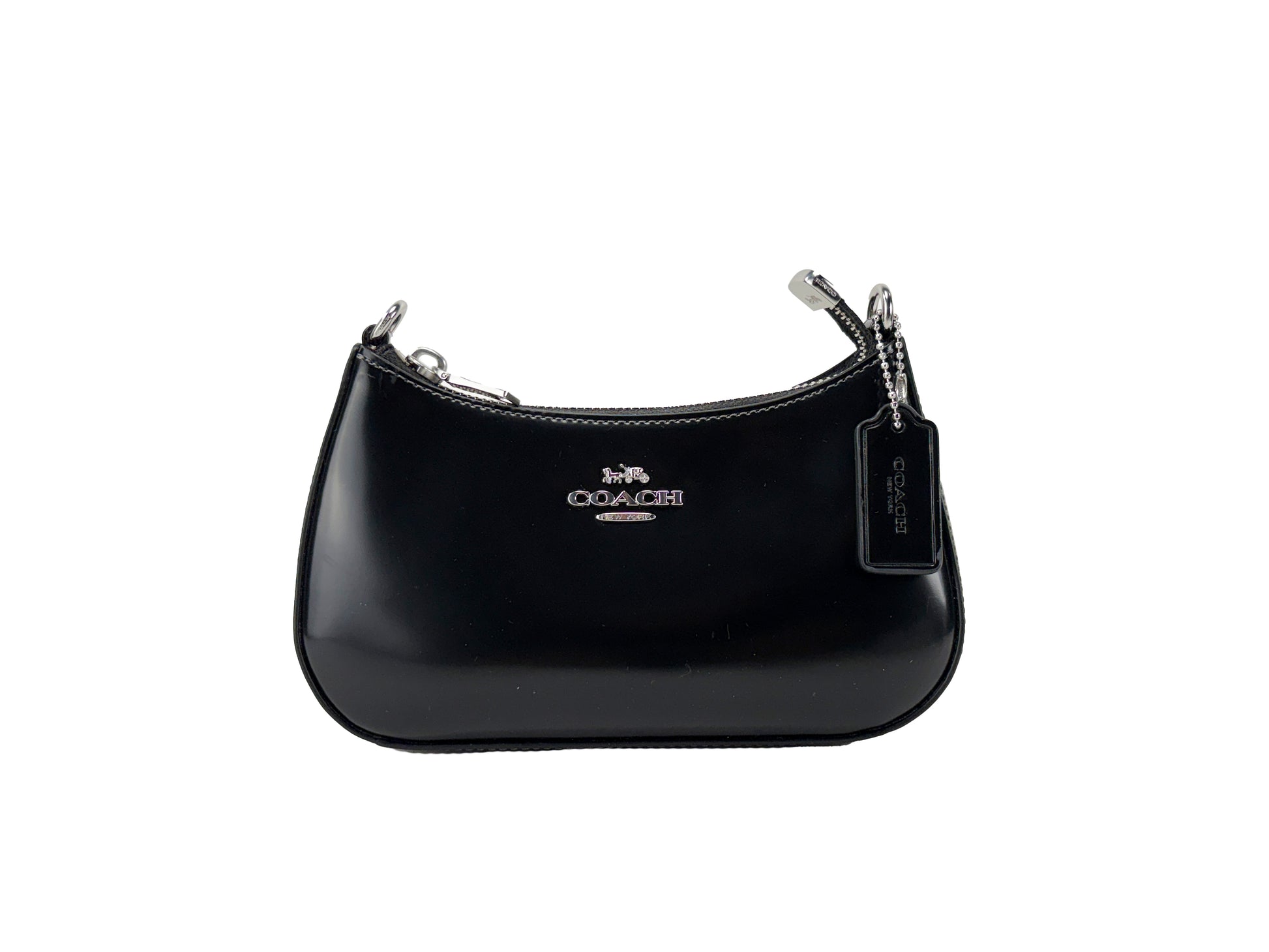 Coach Teri Mini Spazzolato Leather Crossbody Bag