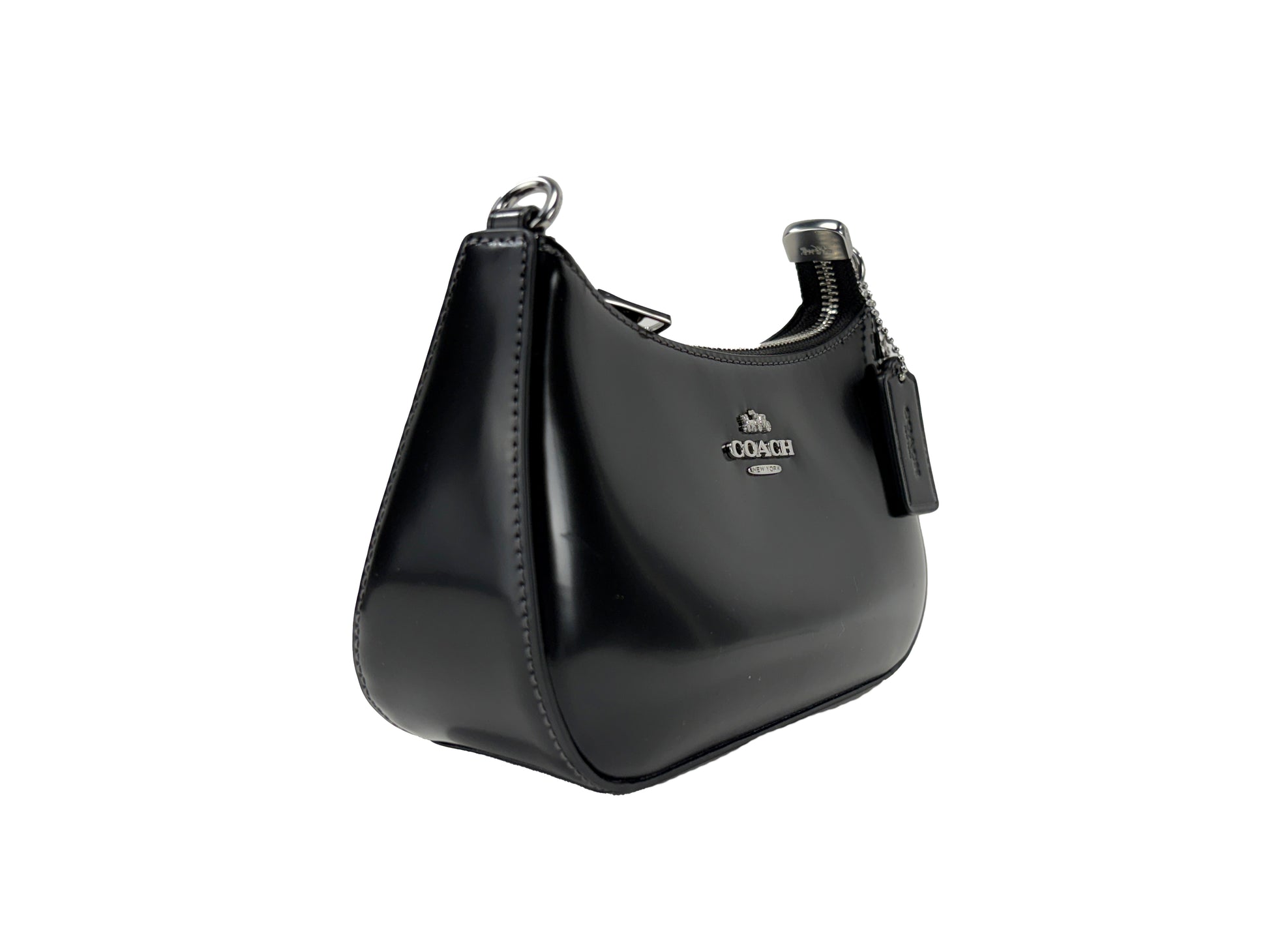 Coach Teri Mini Spazzolato Leather Crossbody Bag