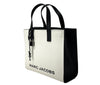 Marc Jacobs Mini Grind White Black Leather Crossbody Bag