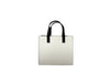 Marc Jacobs Mini Grind White Black Leather Crossbody Bag