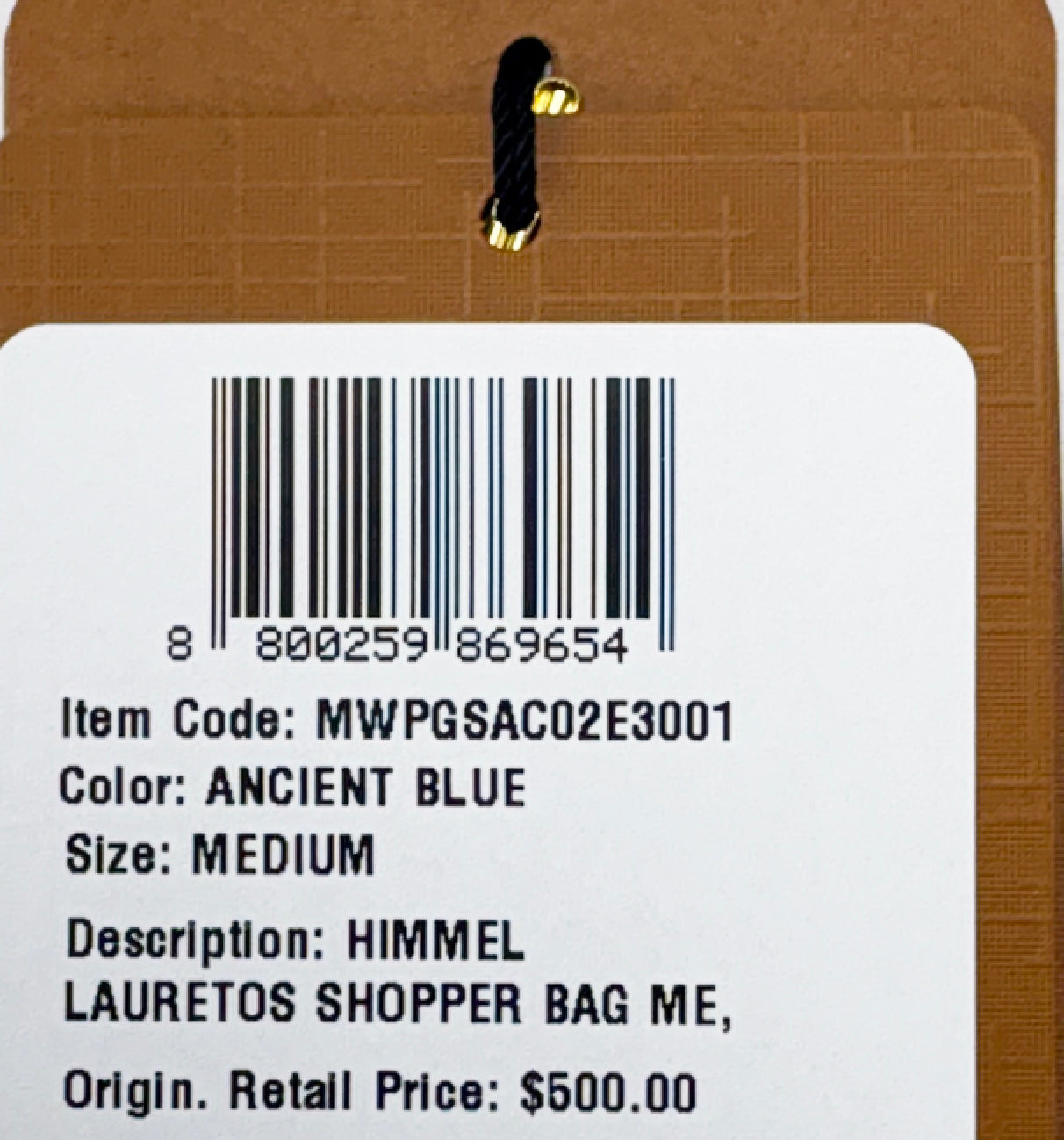 MCM Medium Himmel Shopper Medium Tote Bag