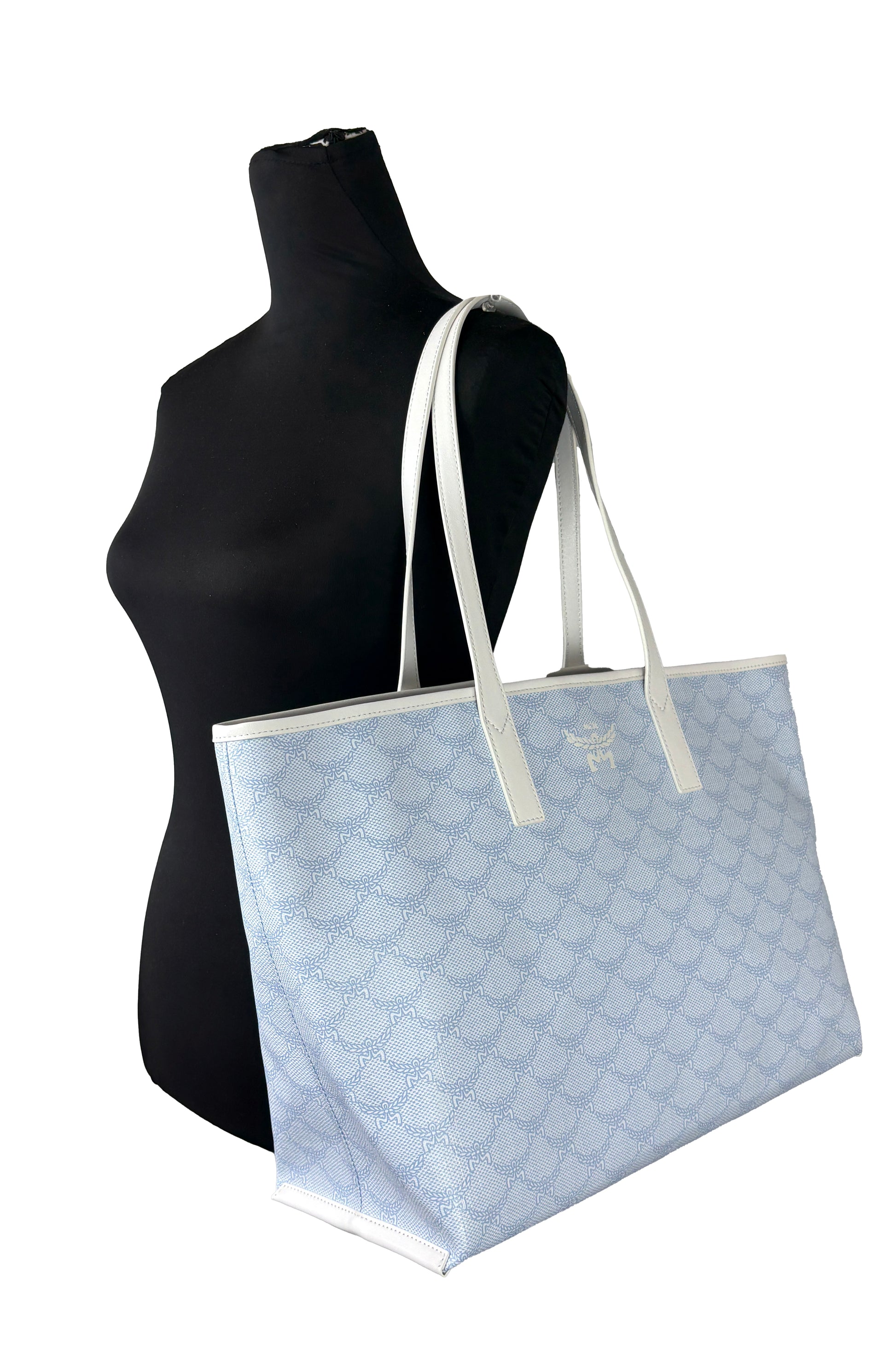 MCM Medium Himmel Shopper Medium Tote Bag