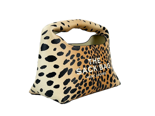Marc Jacobs The Mini Sack Bag Cheetah Leather Purse