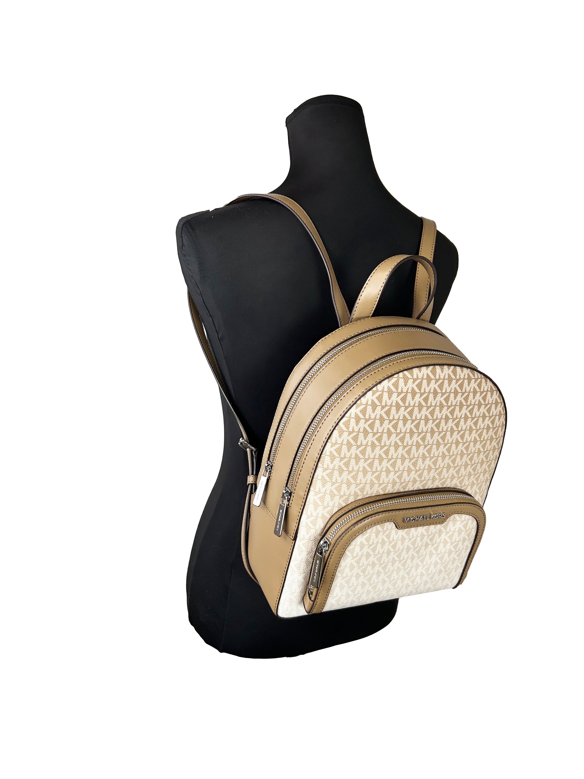 Michael Kors Jaycee Medium Zip Pocket Backpack Bag