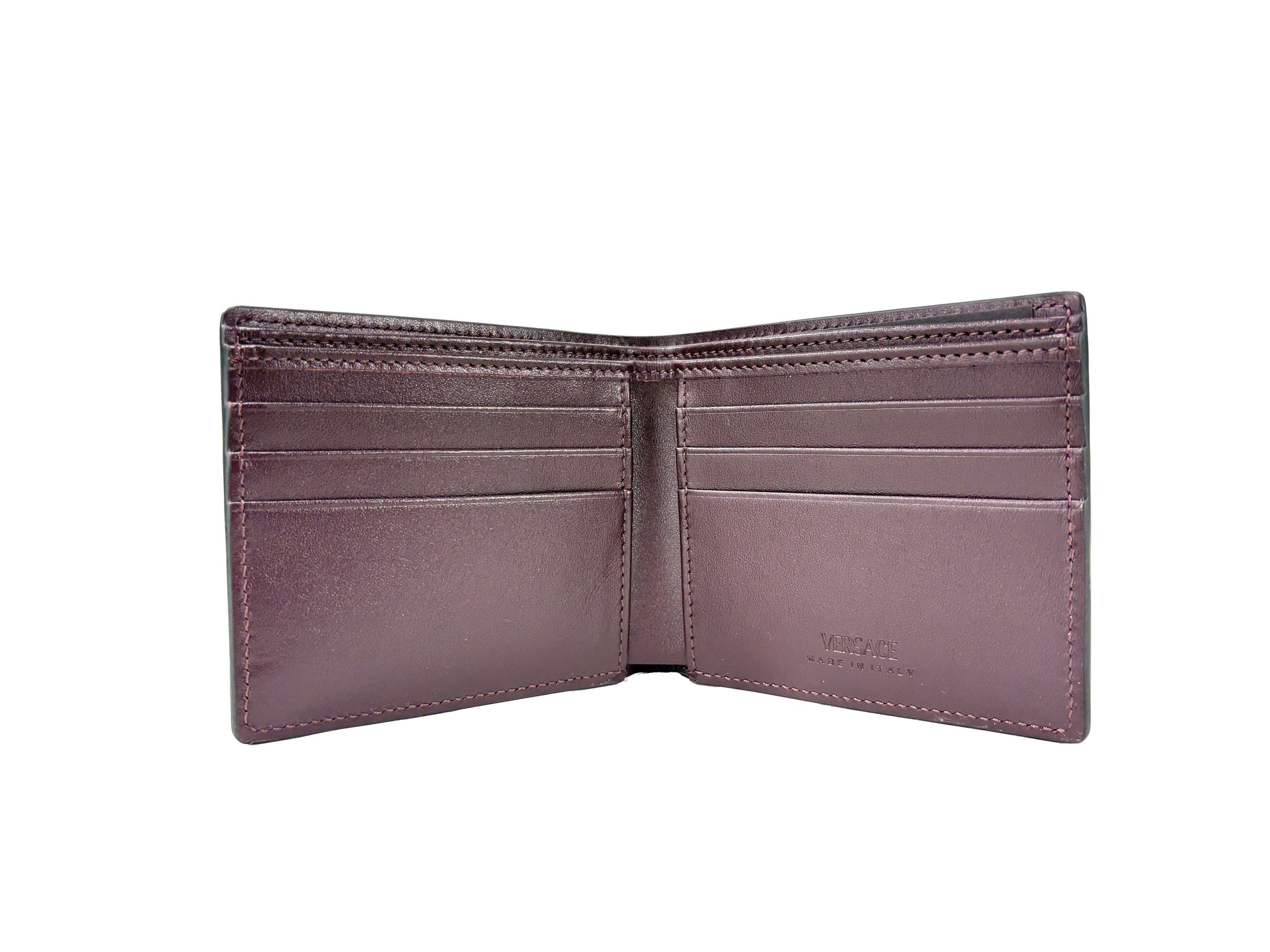 Versace Medusa Leather Bifold Wallet