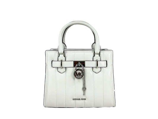 Michael Kors Hamilton Small Quilted Leather Satchel Crossbody