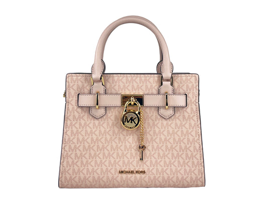 Michael Kors Hamilton Small Leather Satchel Crossbody