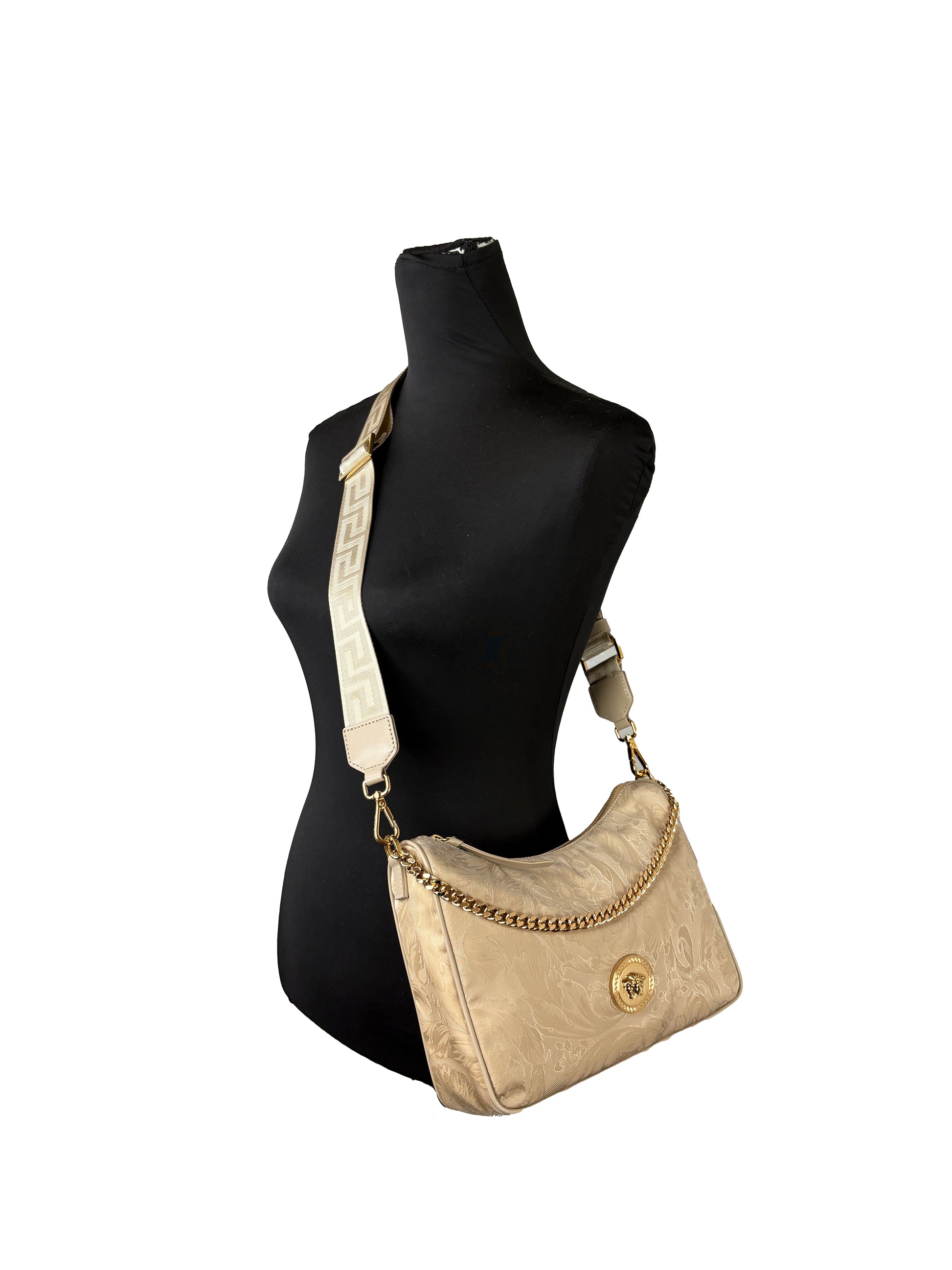 Versace Hobo Medusa Crossbody Shoulder Purse Bag