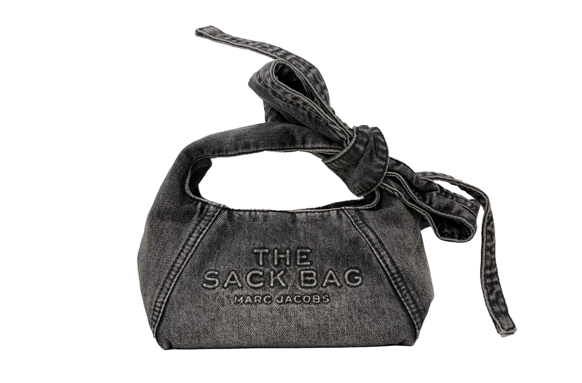 Marc Jacobs The Bow Denim Sack Bag Purse