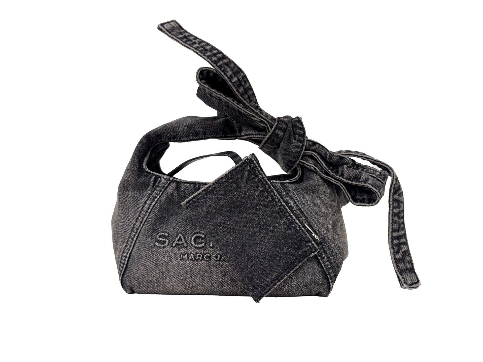 Marc Jacobs The Bow Denim Sack Bag Purse