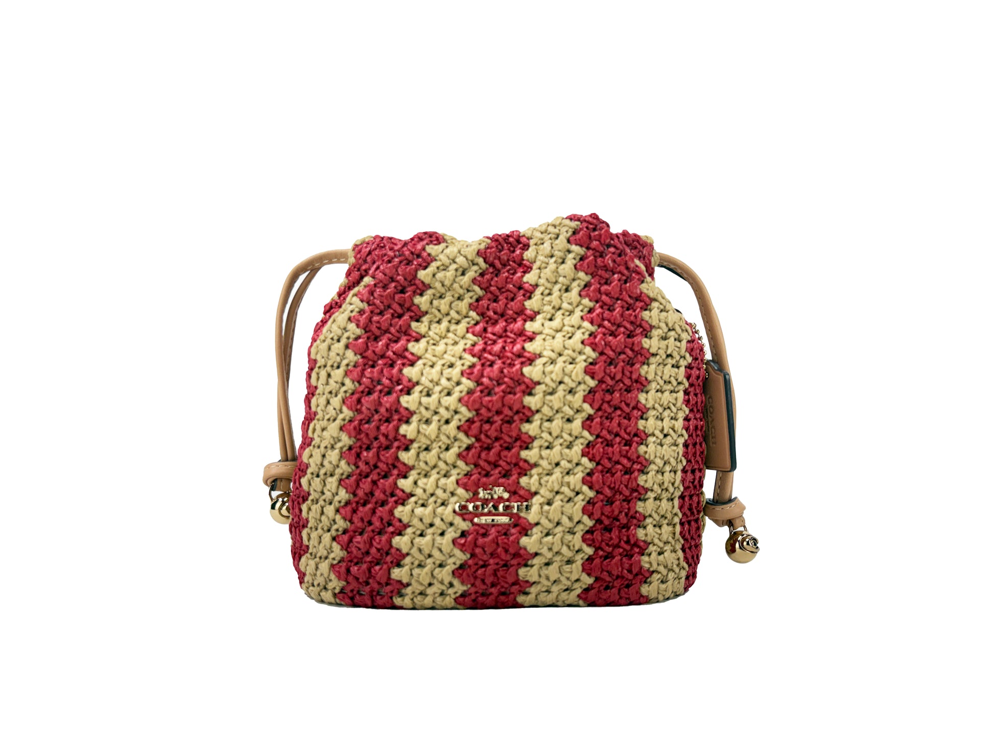 COACH Outlet Faye Mini Drawstring Bag With Stripes
