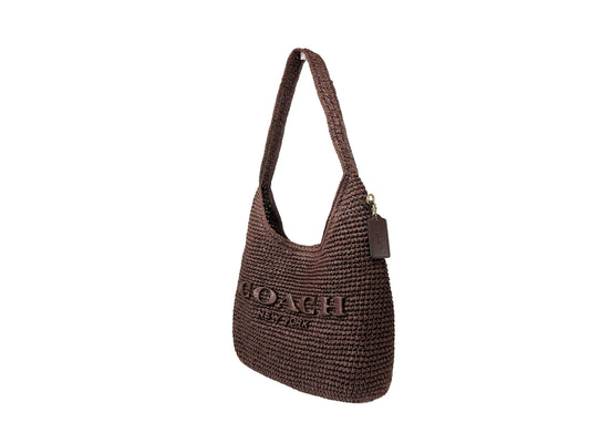 Coach Straw Brooklyn Shoulder Bag 28