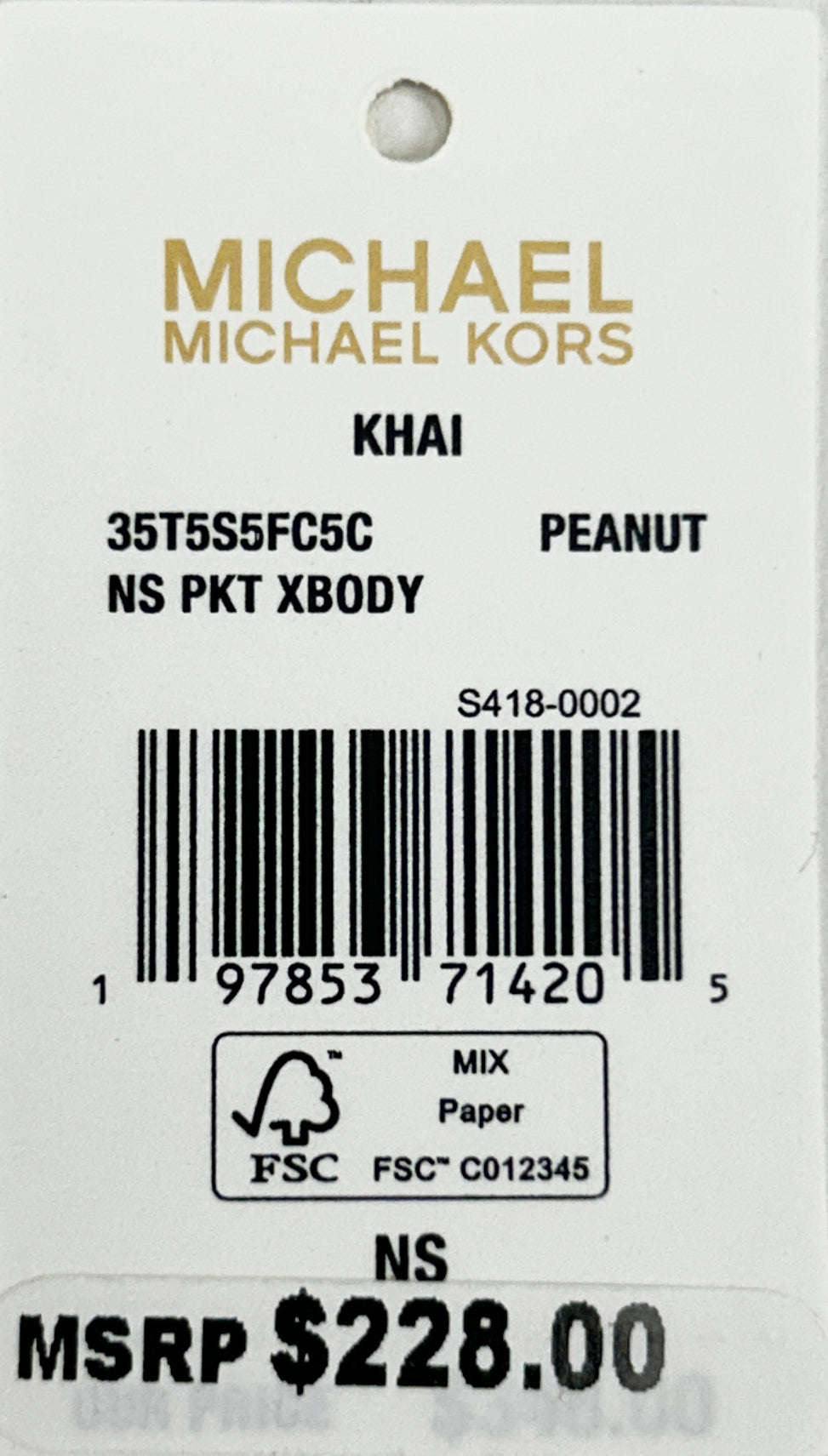Michael Kors Khai North South Pocket Crossbody Bag
