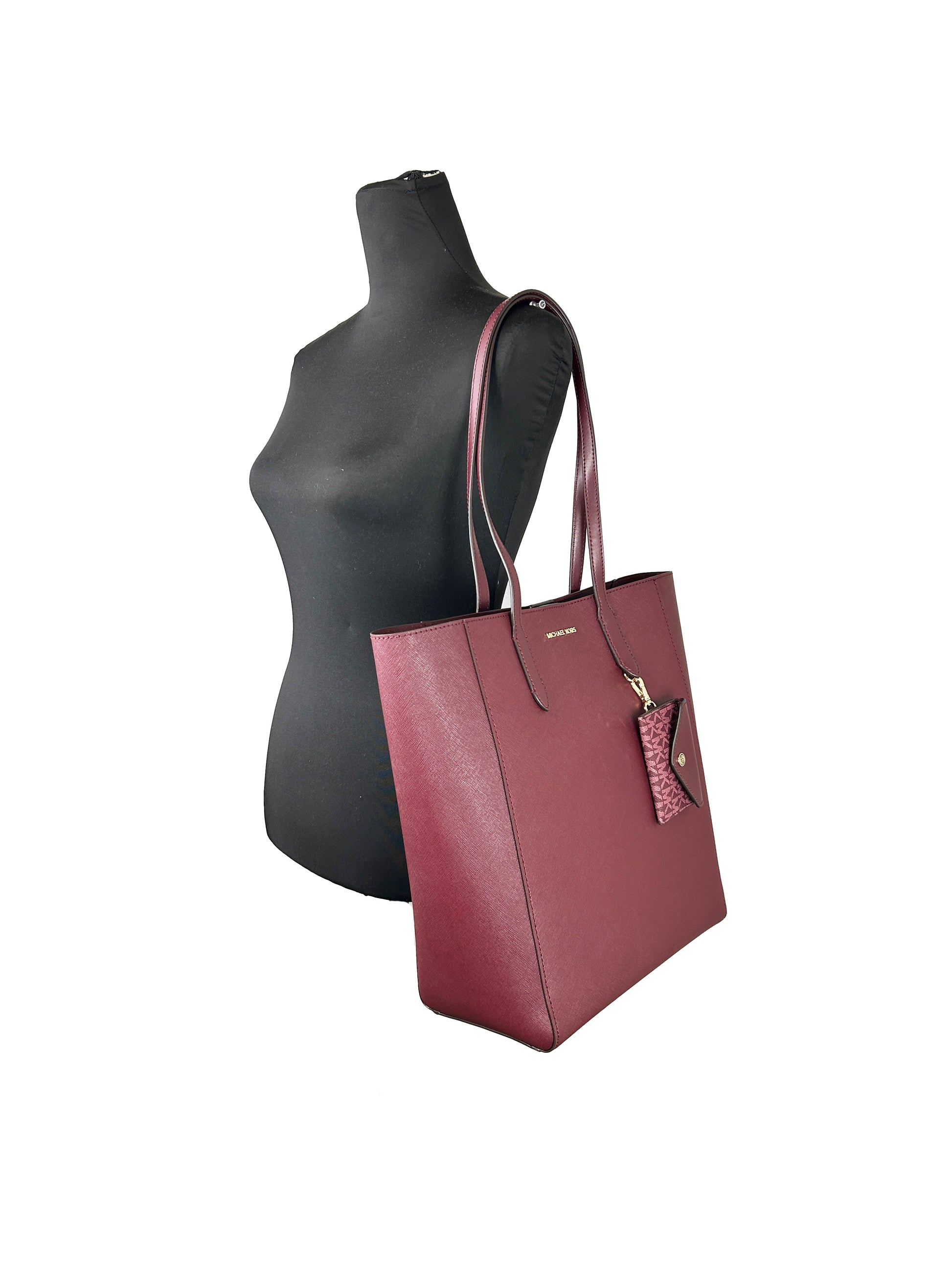 Michael Kors Vincent With Card Case Large Tote Purse Bag
