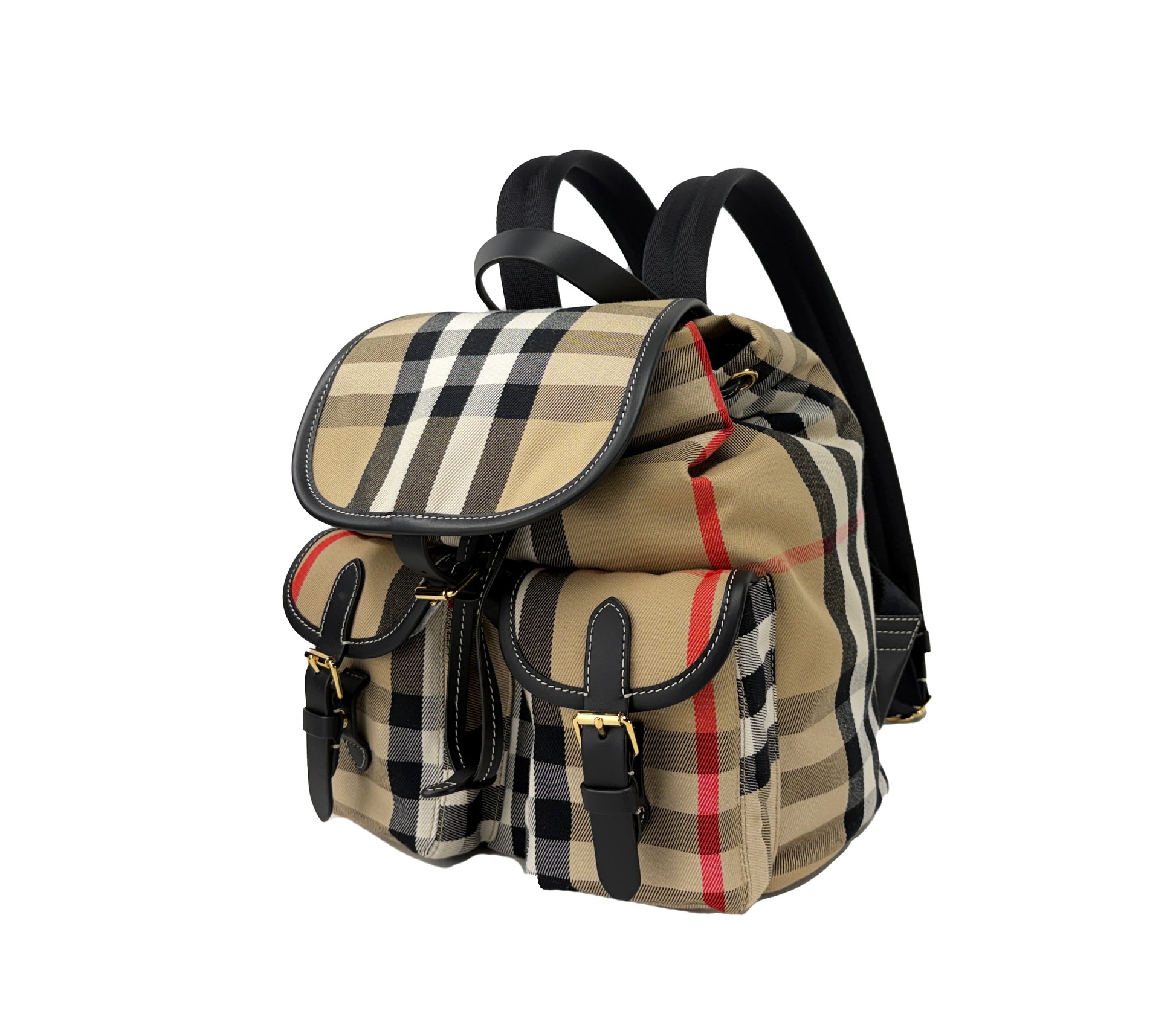 Burberry Enfield Medium Check Backpack Bookbag