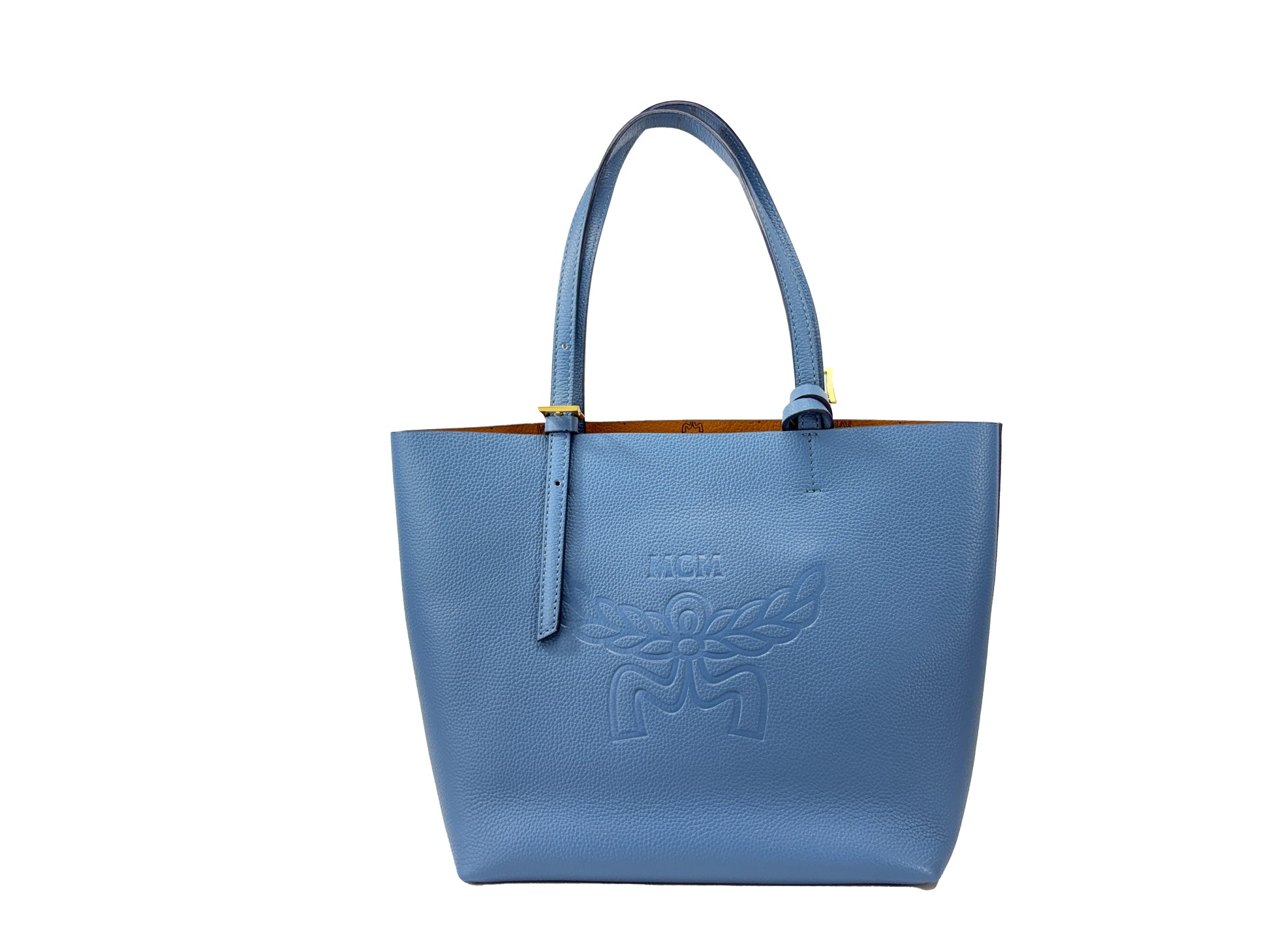 MCM Mini Himmel Leather Tote Bag