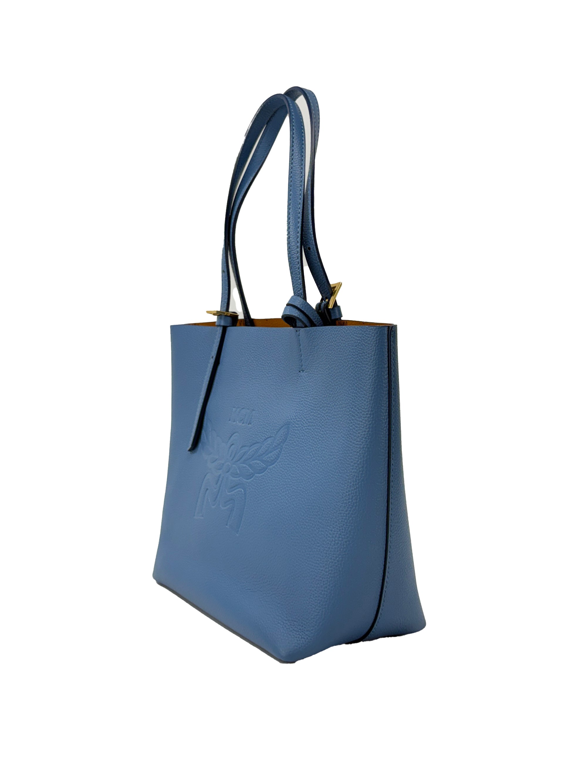 MCM Mini Himmel Leather Tote Bag