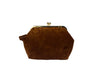 Coach Kisslock Frame 27 Suede Bag