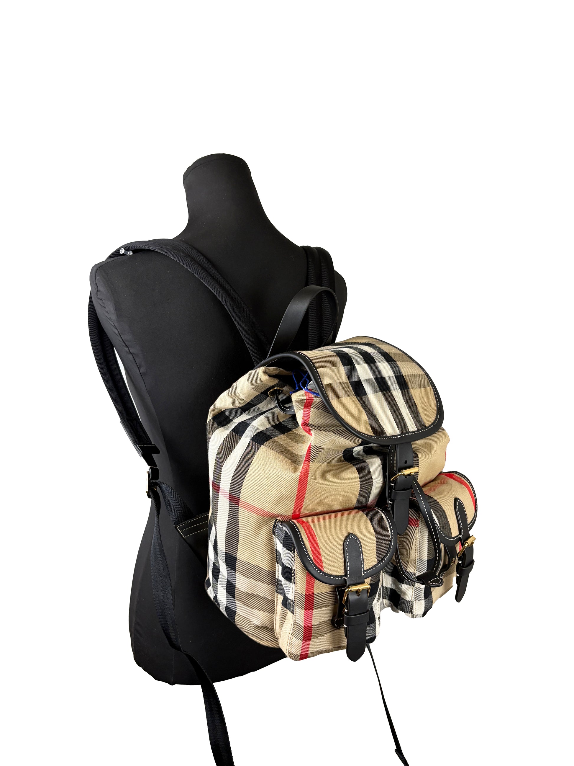 Burberry Enfield Medium Check Backpack Bookbag