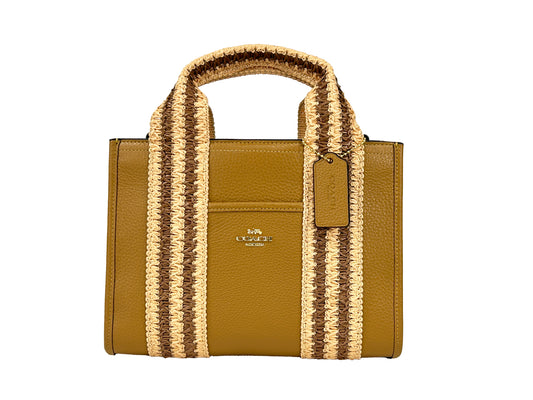 Coach Straw Web Smith 24 Tote Bag Purse