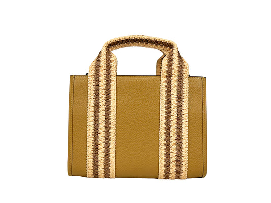 Coach Straw Web Smith 24 Tote Bag Purse