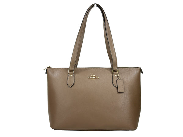 Coach Leather Gallery Zip Tote Bag