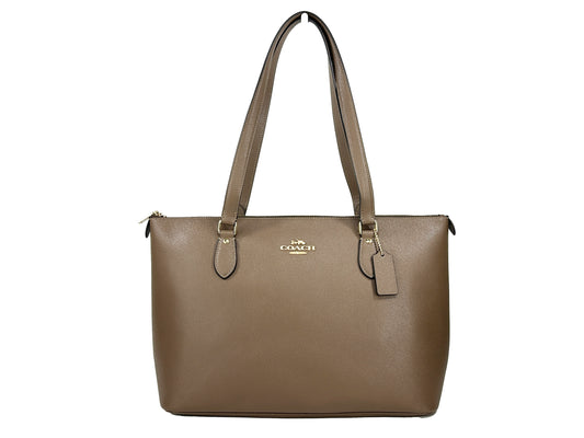 Coach Leather Gallery Zip Tote Bag