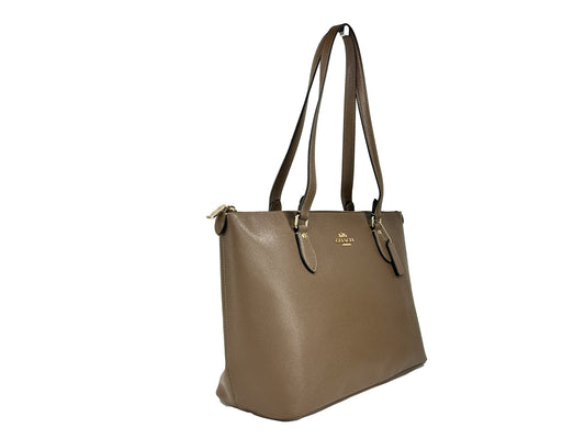 Coach Leather Gallery Zip Tote Bag