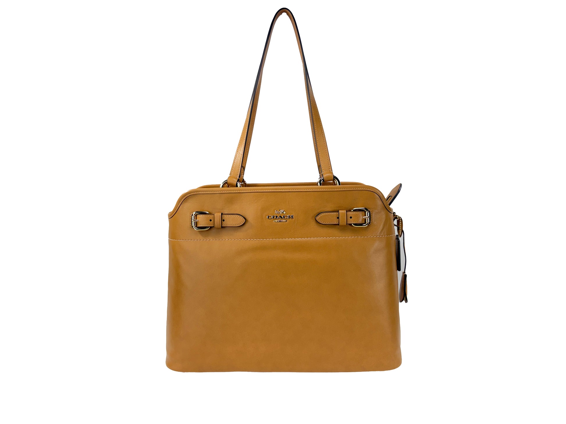 Coach Easton Brown Leather Tote Bag