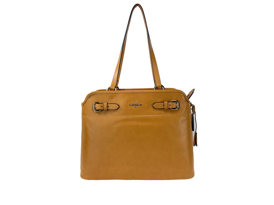 Coach Easton Brown Leather Tote Bag