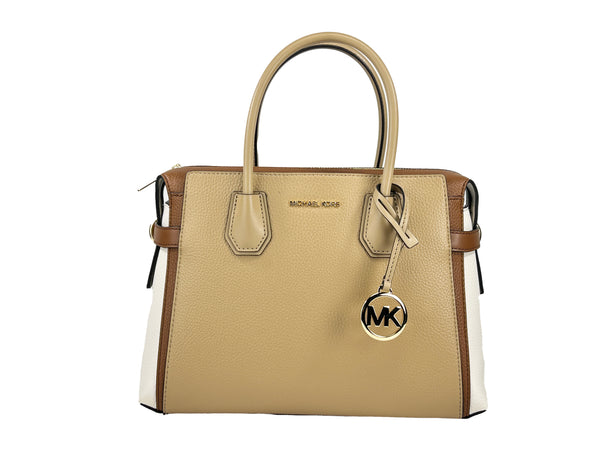 Michael Kors Mercer Medium Belted Satchel Crossbody Bag