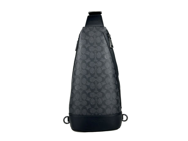 Coach Dominic Leather Sling Pack Backpack Bag