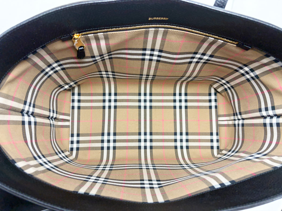 Burberry Medium London Leather Tote Bag