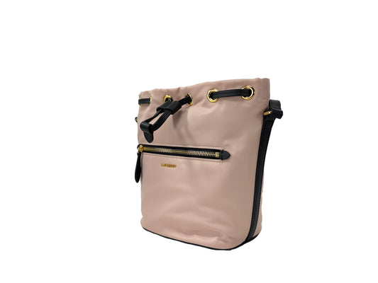 Burberry Nylon Drawstring Bucket Bag Crossbody