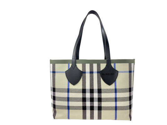 Burberry Medium Giant Check Tote Bag