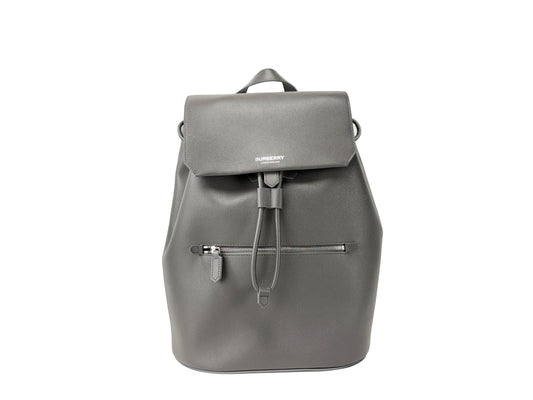 Burberry Large Leather Rucksack Backpack