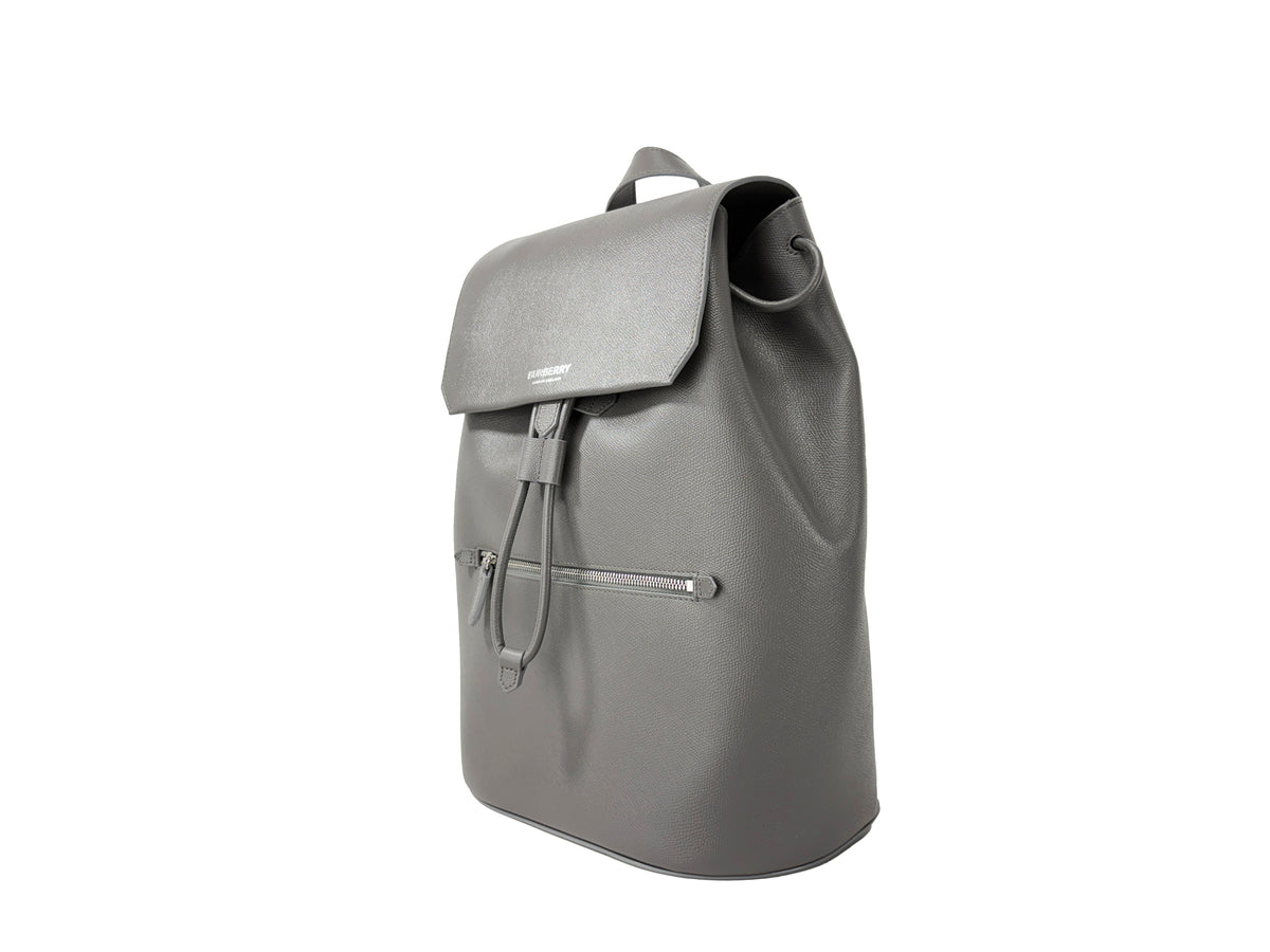 Burberry Large Leather Rucksack Backpack