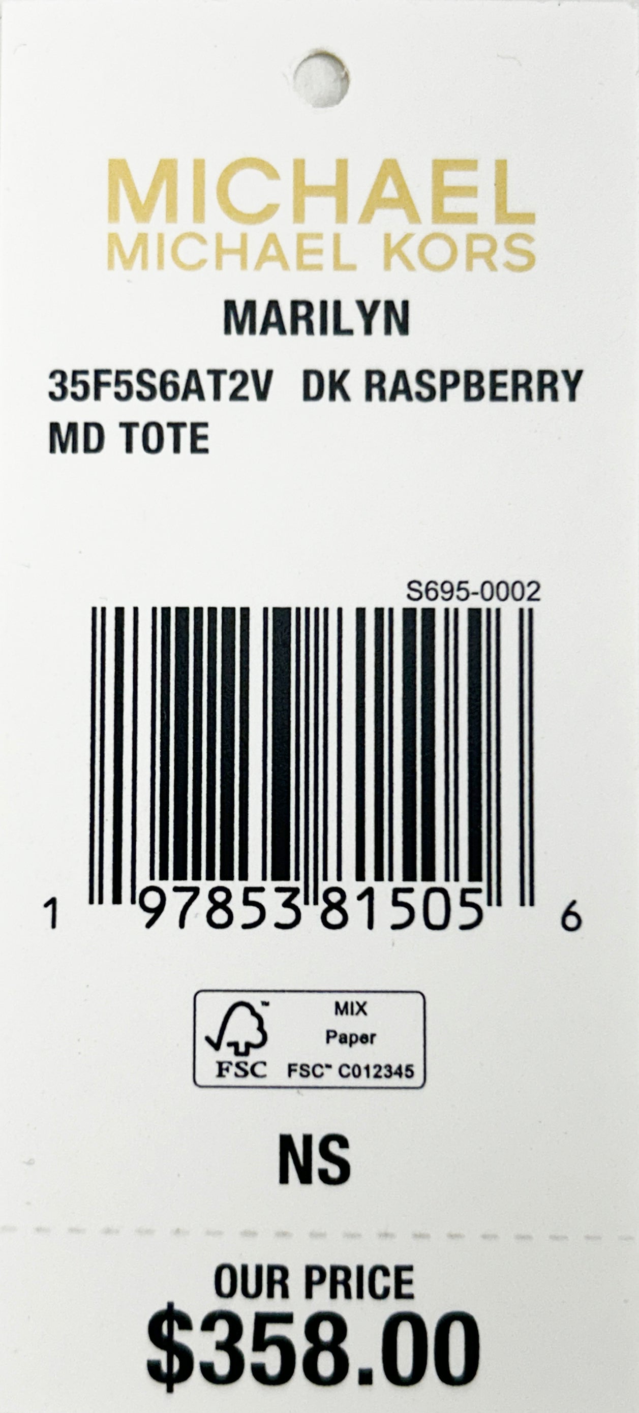 Michael Kors Marilyn Medium Signature Tote Bag Purse