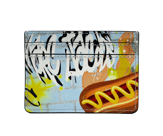 Marc Jacobs Leather Graffiti Card Case Wallet