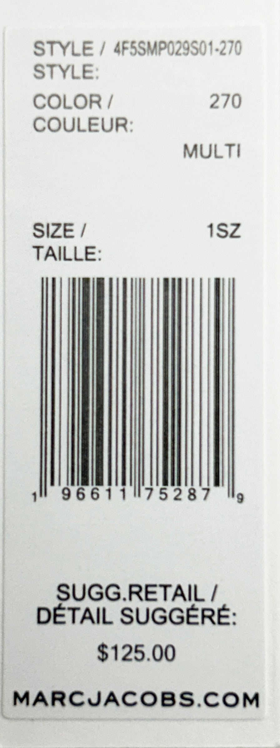 Marc Jacobs Leather Graffiti Card Case Wallet