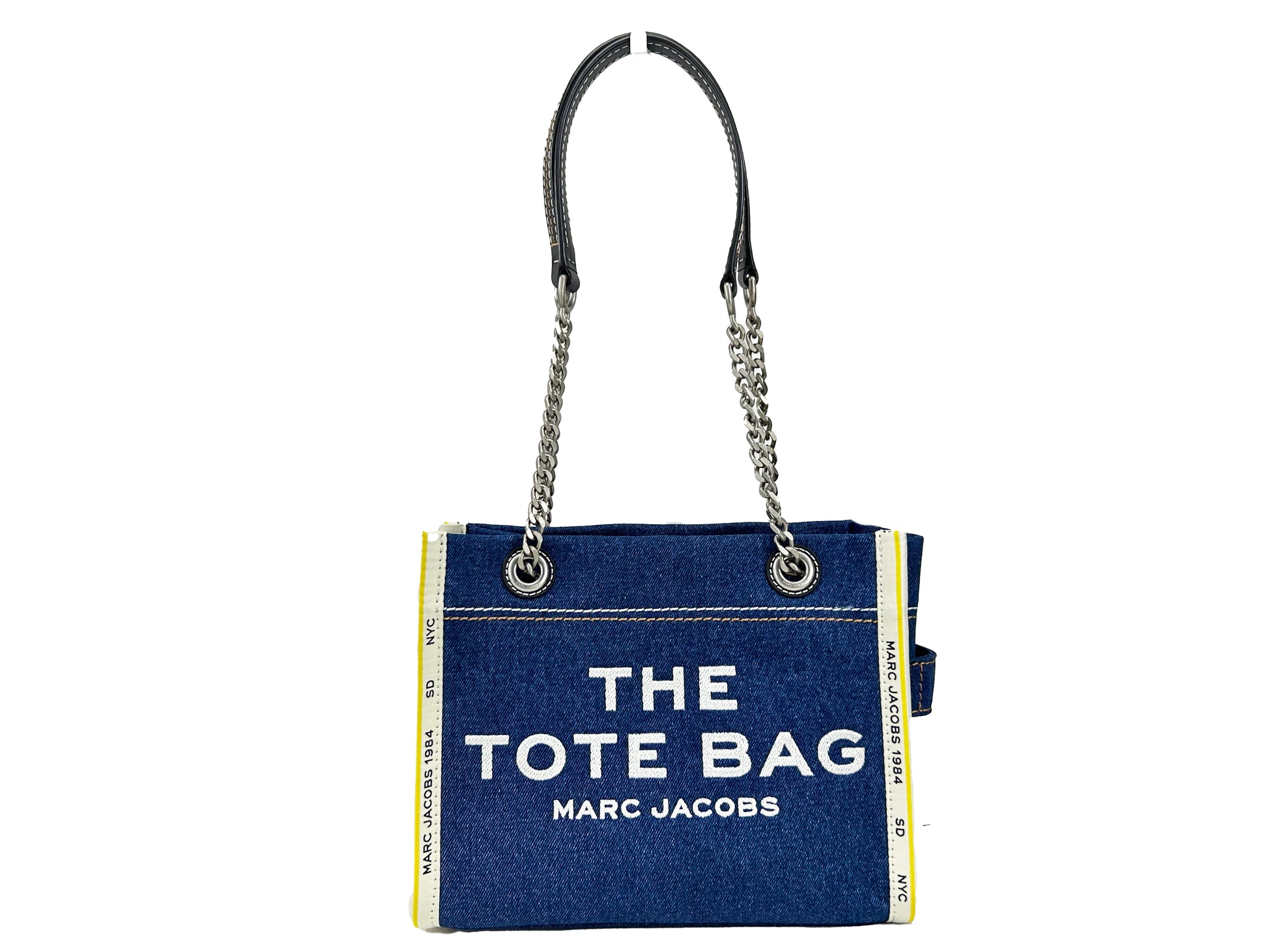 Marc Jacobs Denim Chain Small The Tote Bag