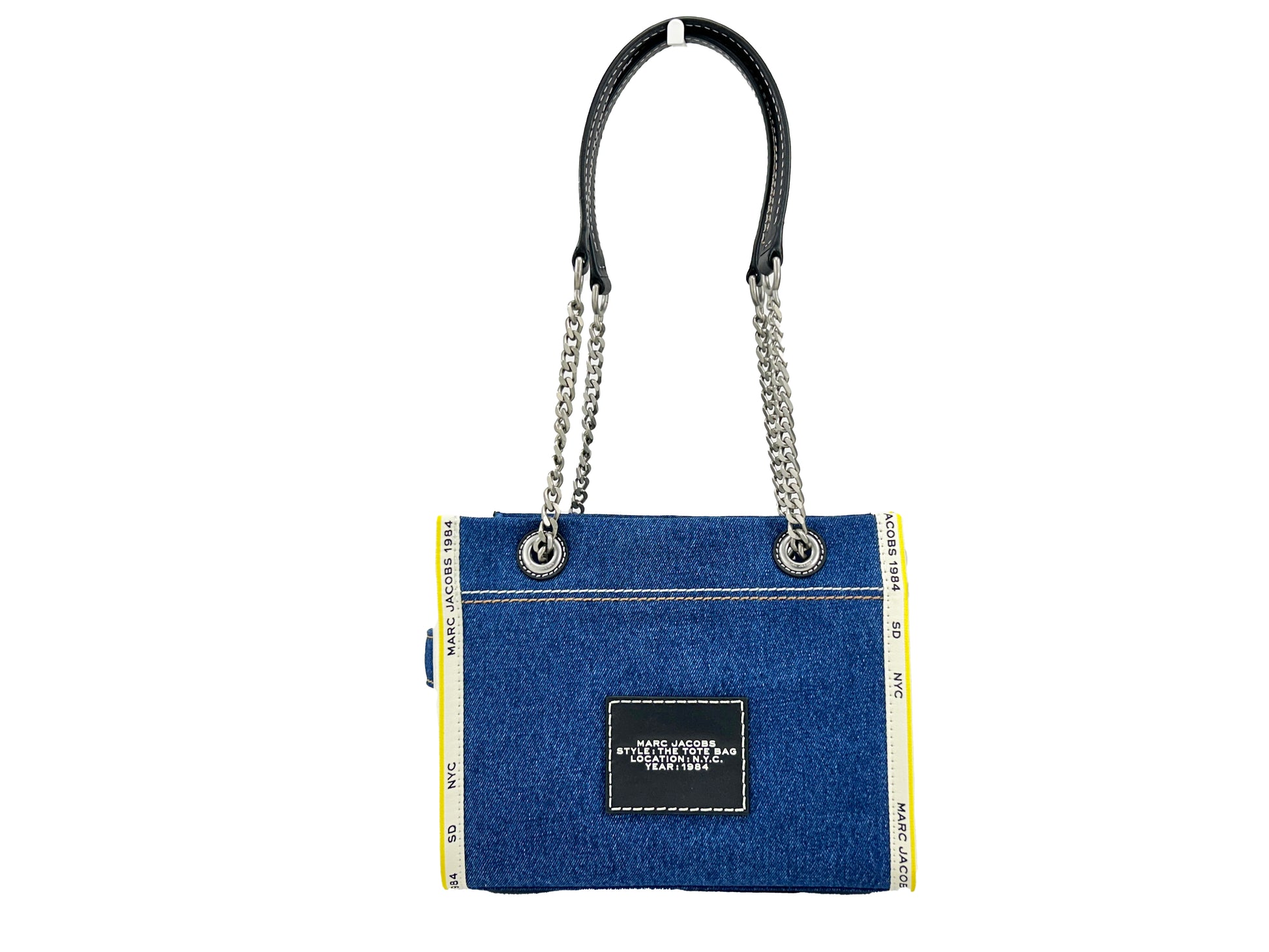 Marc Jacobs Denim Chain Small The Tote Bag
