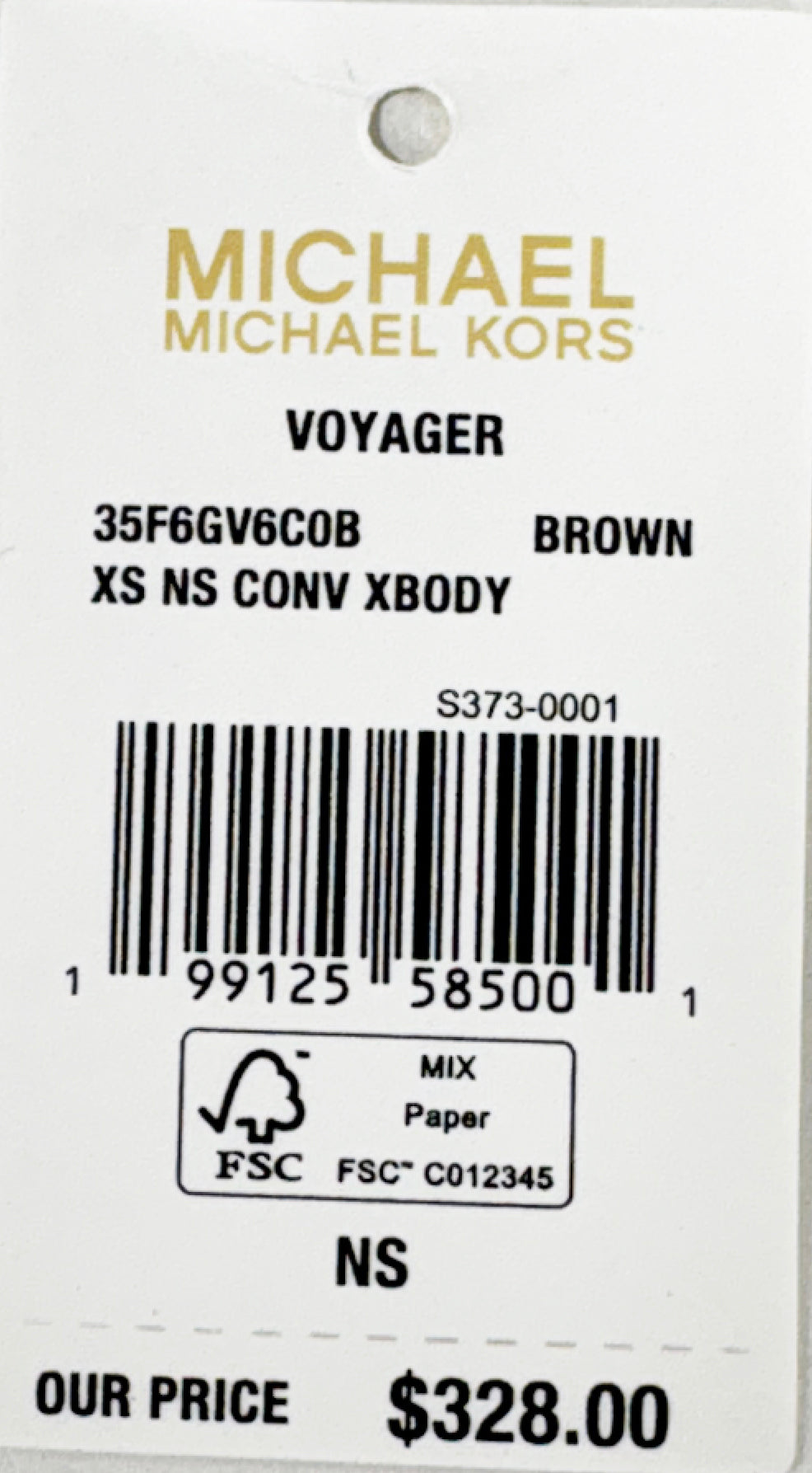 Michael Kors XS Voyager Convertible Crossbody Bag