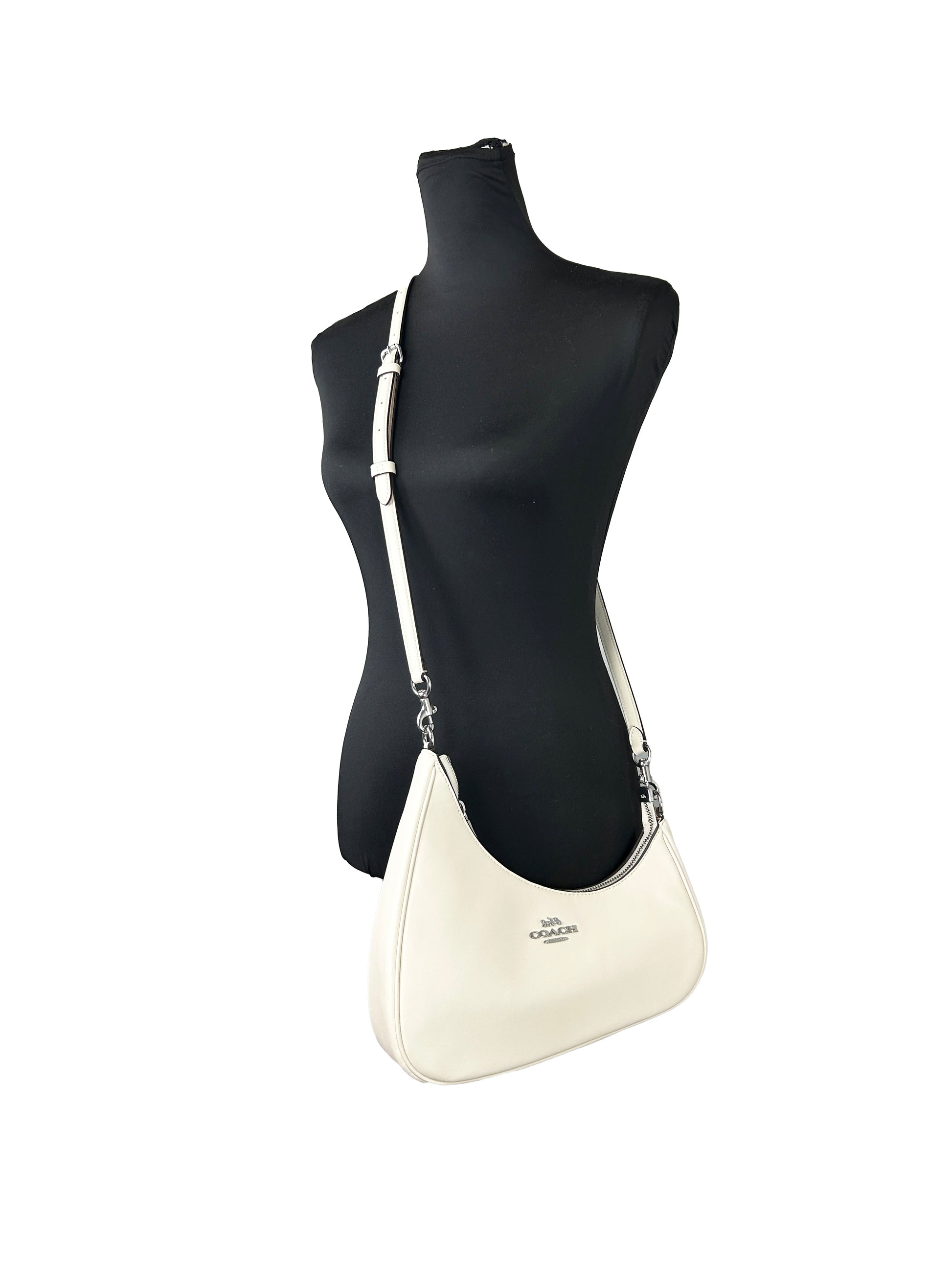 Coach Leather Twisted Teri Shoulder Bag Purse