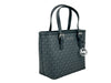 Michael Kors Jet Set Black Signature XS Carryall Tote Bag