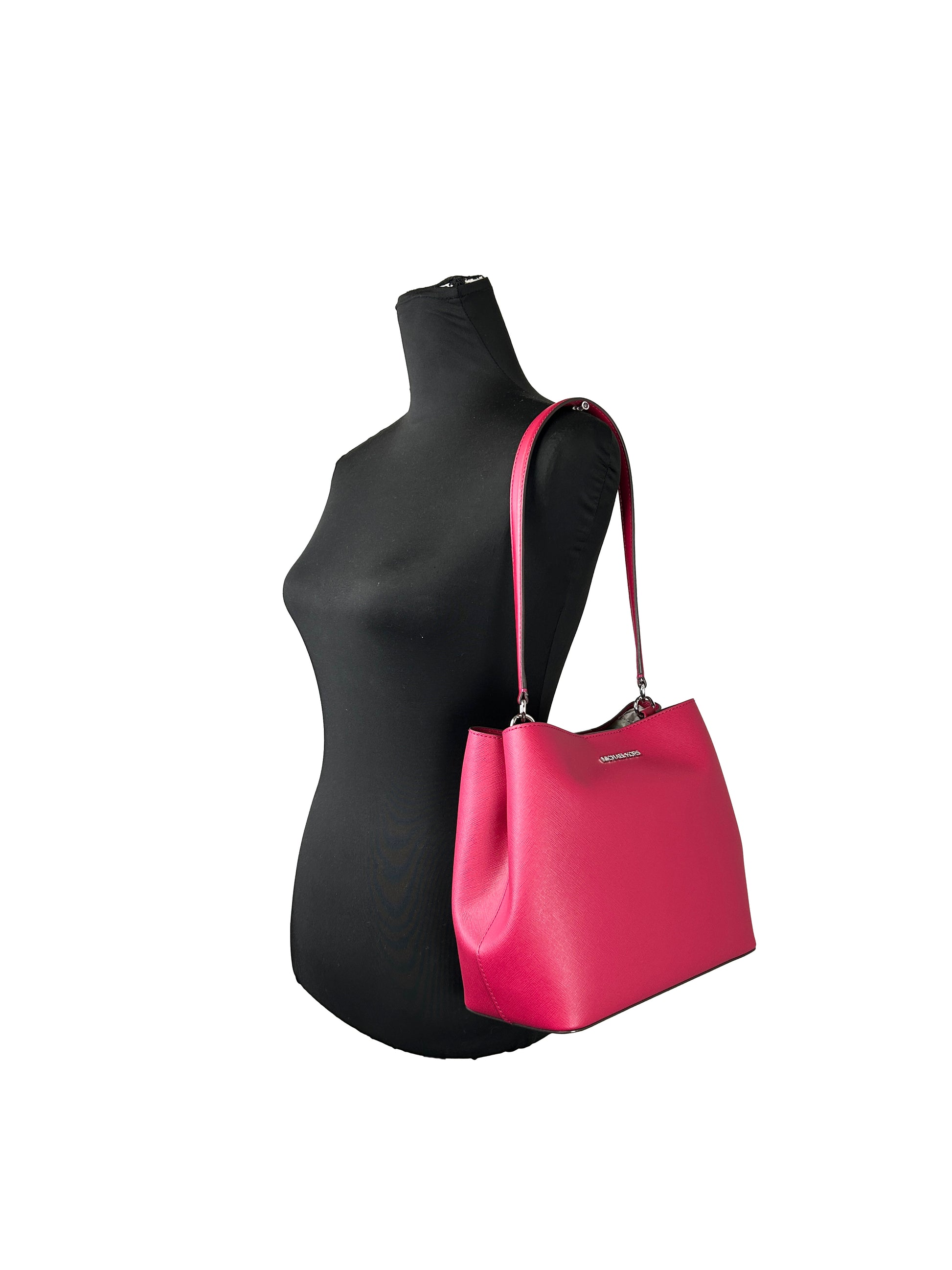 Michael Kors Medium Pratt Bucket Shoulder Bag Purse