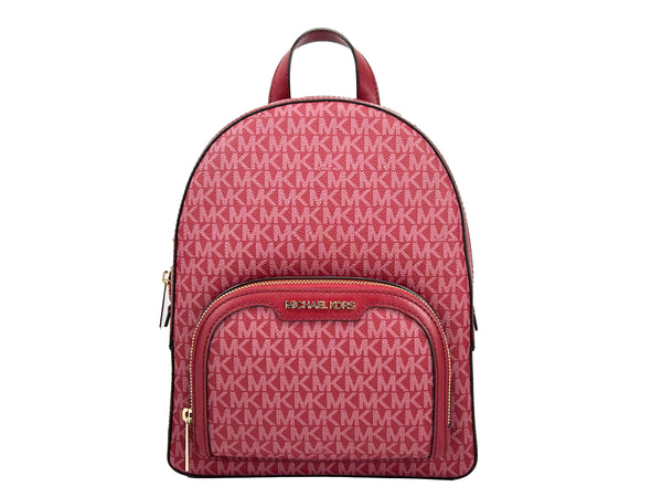Michael Kors Jaycee Medium Cherry Signature PVC Backpack