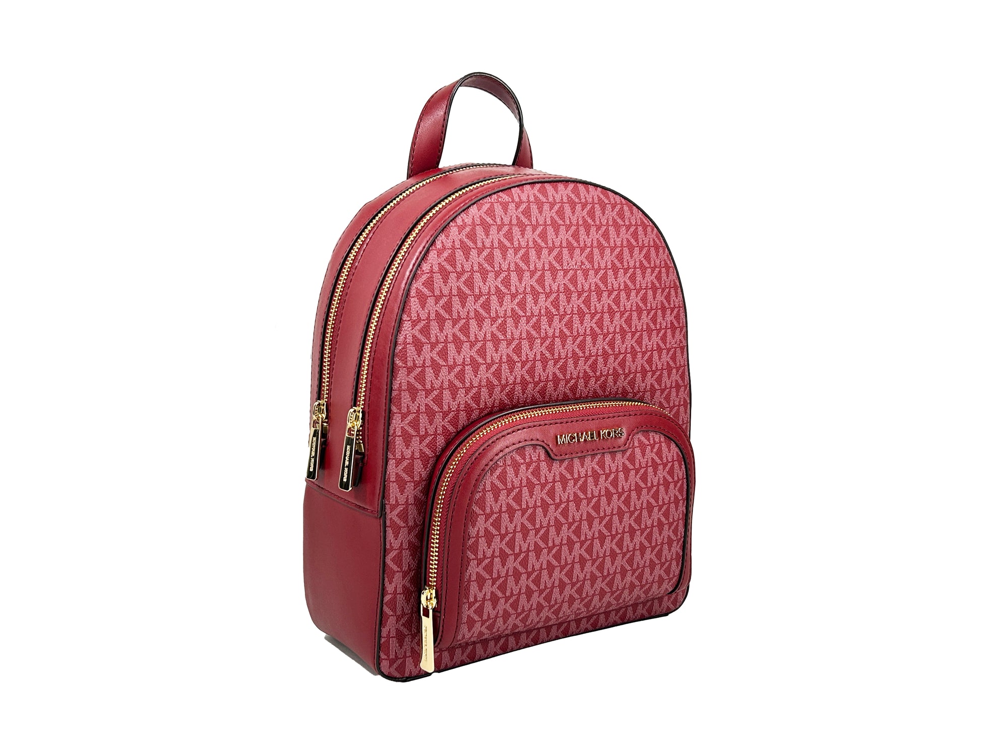 Michael Kors Jaycee Medium Cherry Signature PVC Backpack