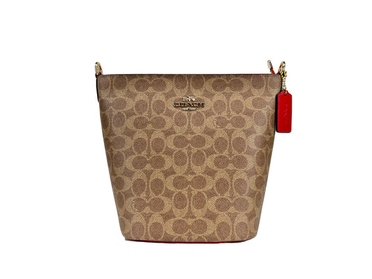 Coach Logan Signature Duffle Crossbody Bag Purse