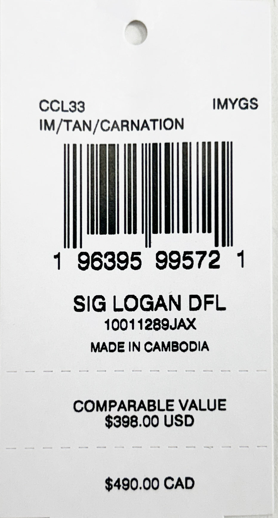 Coach Logan Signature Duffle Crossbody Bag Purse